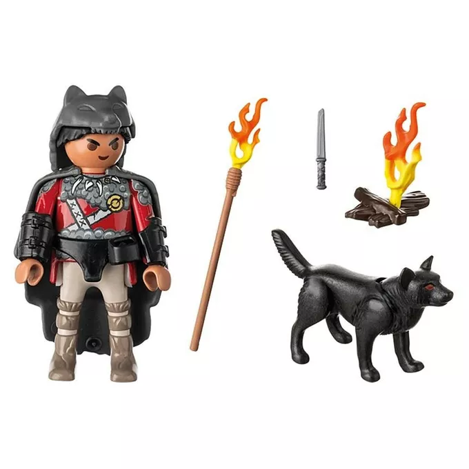 Playmobil Figurka Special Plus 71482 Wojownik z wilkiem