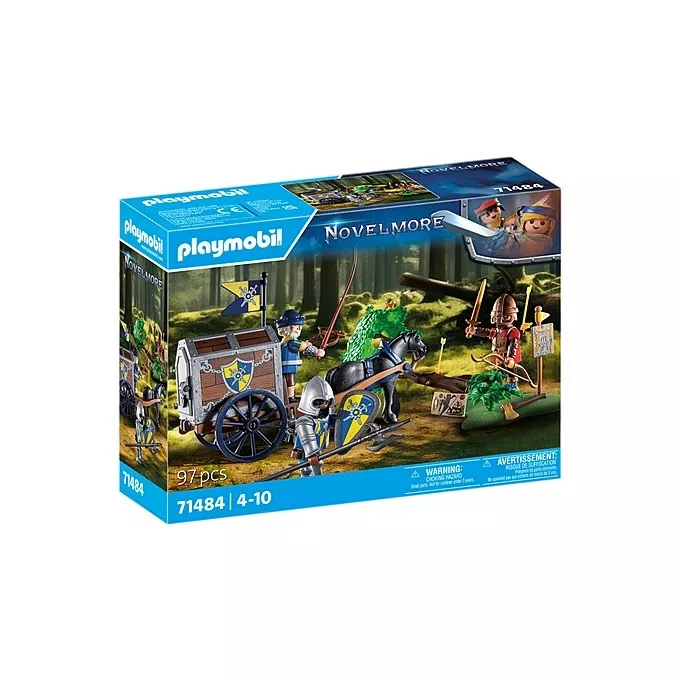 Playmobil Zestaw figurek Novelmore 71484 Napad na wóz transportowy