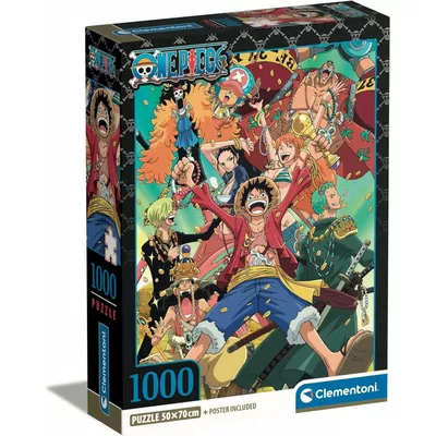 Clementoni Puzzle Compact Anime One Piece 1000 elementów
