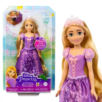 Mattel Lalka Księżniczka Disneya Śpiewająca Roszpunka