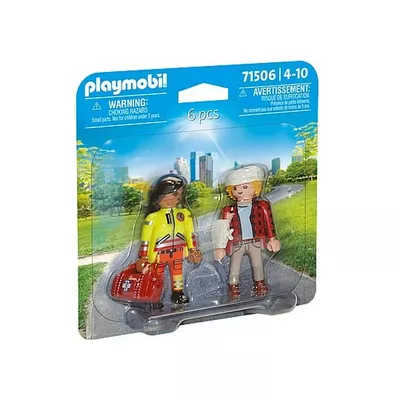 Playmobil Zestaw figurek Duo Pack 71506 Sanitariusz z pacjentem