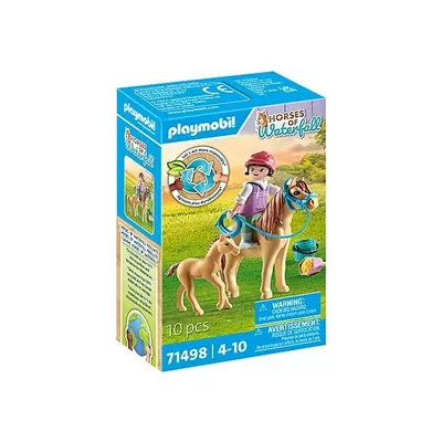 Playmobil Zestaw figurek Horses 71498 Dziecko z kucykiem i źrebakiem