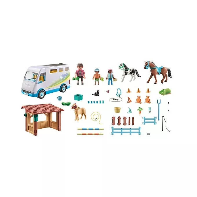 Playmobil Zestaw figurek Horses 71493 Mobilna nauka jazdy konnej