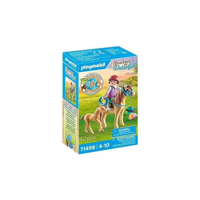 Playmobil Zestaw figurek Horses 71498 Dziecko z kucykiem i źrebakiem