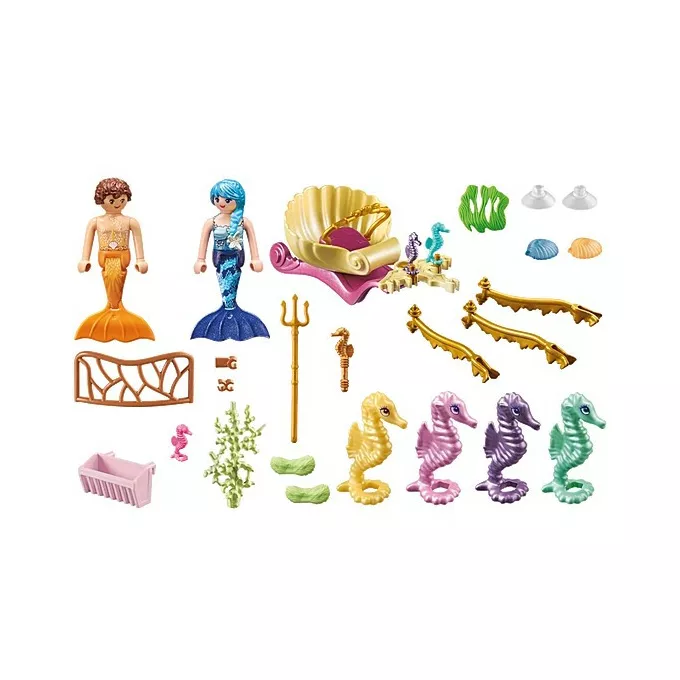 Playmobil Zestaw figurek Princess Magic 71500 Podwodni mieszkańcy z powozem koników morskich