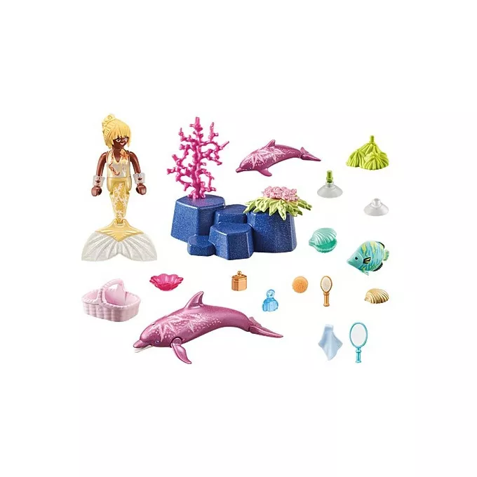 Playmobil Zestaw figurek Princess Magic 71501 Syrenka z delfinami