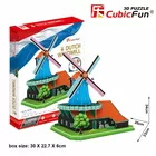 Puzzle 3D Wiatrak Holenderski Zestaw XL