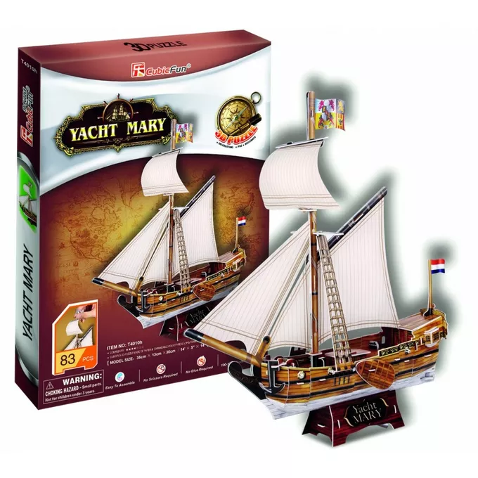 Puzzle 3D Jacht Mary