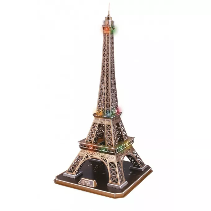 Puzzle 3D Wieża Eiffla (Światło)