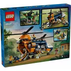 LEGO Klocki City 60437 Helikopter badaczy dżungli w bazie