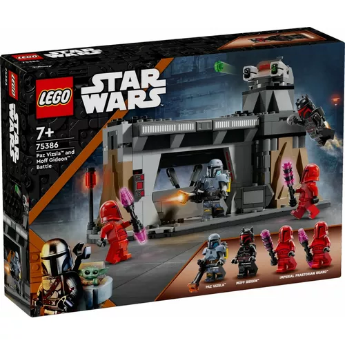 LEGO Klocki Star Wars 75386 Pojedynek Paza Vizsli i Moffa Gideona