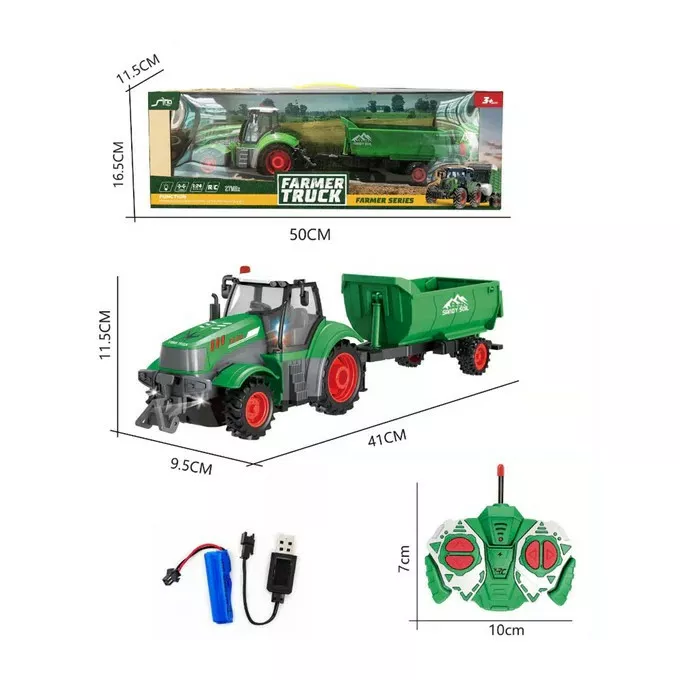 ASKATO Traktor z przyczepą R/C