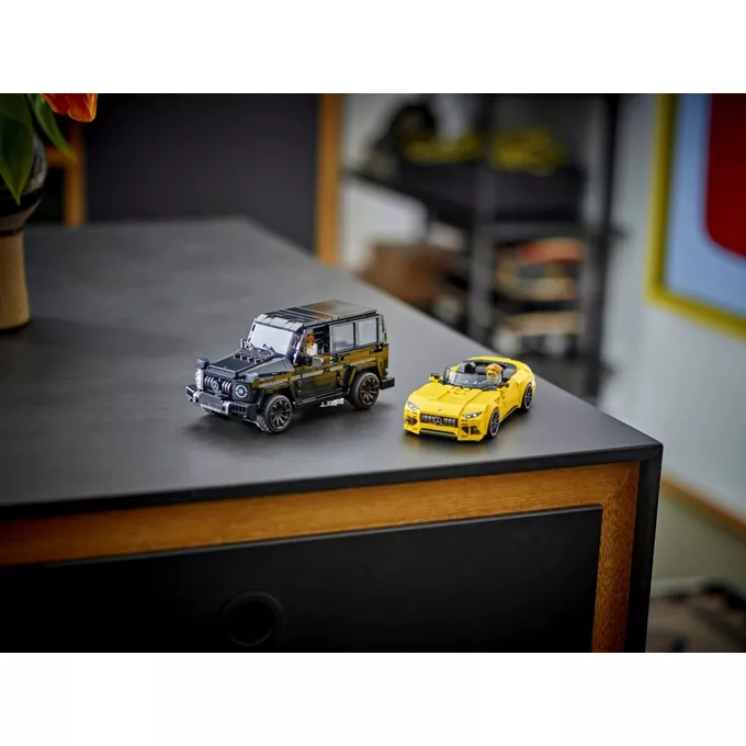 LEGO Klocki Speed Champions 76924 Mercedes-AMG G 63 i Mercedes-AMG SL 63