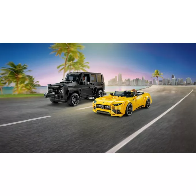 LEGO Klocki Speed Champions 76924 Mercedes-AMG G 63 i Mercedes-AMG SL 63