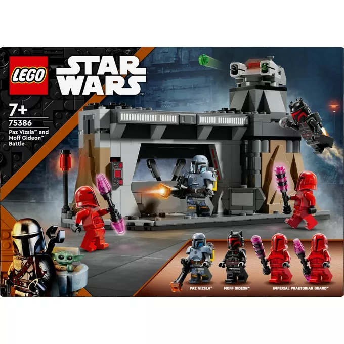 LEGO Klocki Star Wars 75386 Pojedynek Paza Vizsli i Moffa Gideona