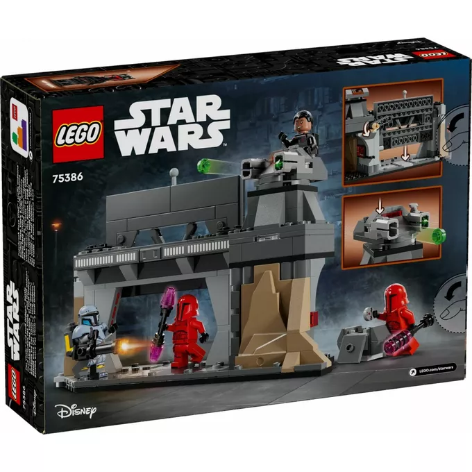 LEGO Klocki Star Wars 75386 Pojedynek Paza Vizsli i Moffa Gideona