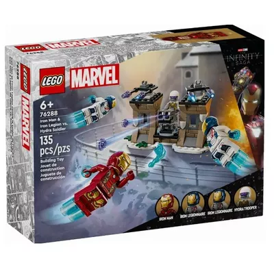 LEGO Klocki Marvel Super Heroes 76288 Iron Man i Iron Legion kontra żołnierz Hydry
