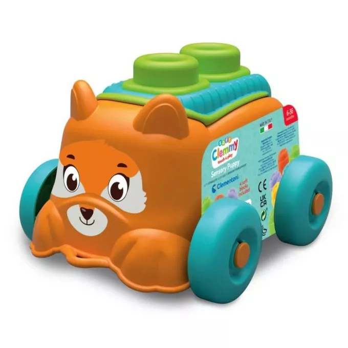 Clementoni Klocki Clemmy Sensoryczny szczeniaczek