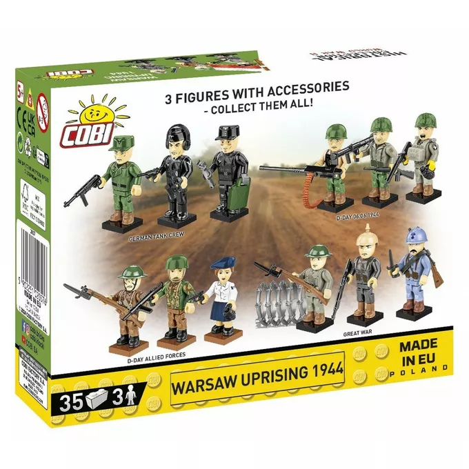 Cobi Klocki Figurki Powstańców warszawskich 1944 zestaw