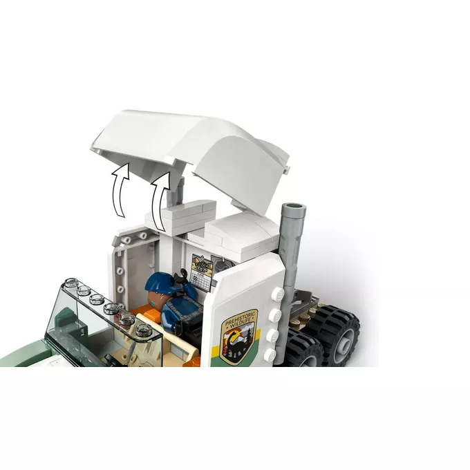 LEGO Klocki Jurassic World 76966 Dinomisje: ciężarówka do transportu allozaura
