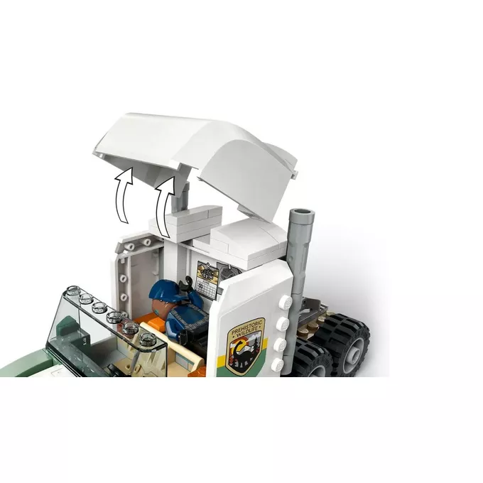 LEGO Klocki Jurassic World 76966 Dinomisje: ciężarówka do transportu allozaura