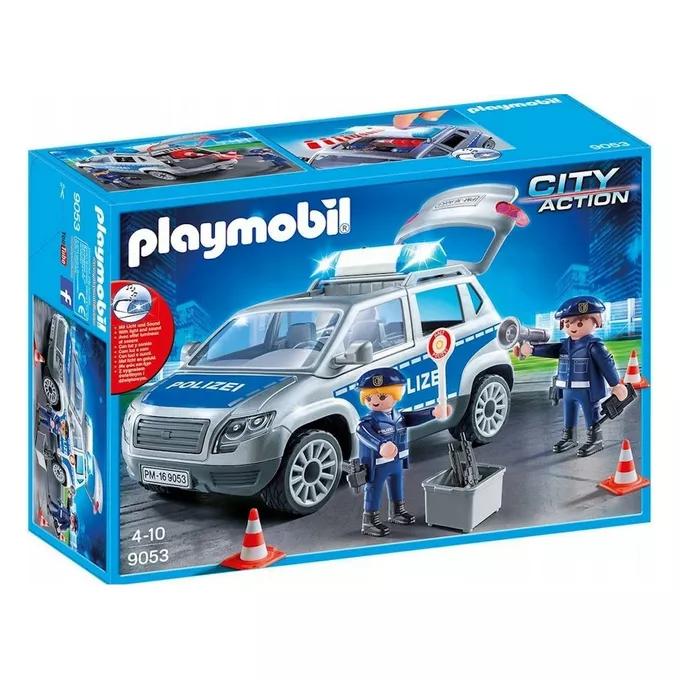 Playmobil Zestaw figurek City Action 9053 Policyjny samochód terenowy
