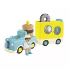 Playmobil Zestaw z figurkami Junior 71702 Szalony Donut Truck z funkcją układania i sortowania