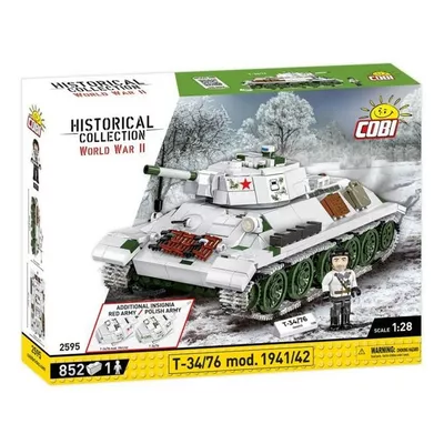 Cobi Klocki Klocki Czołg T34-76 model 1941-42 852 elementów