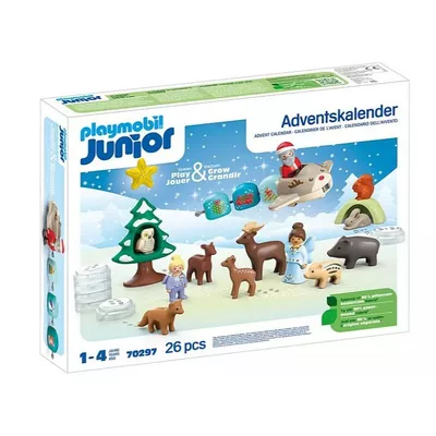 Playmobil Figurki Junior 70297 Śnieżne Boże Narodzenie - kalendarz adwentowy