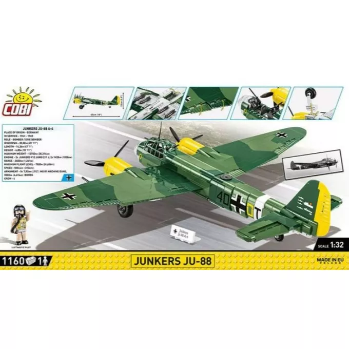 Cobi Klocki Klocki Junkers JU-88 1160 elementów