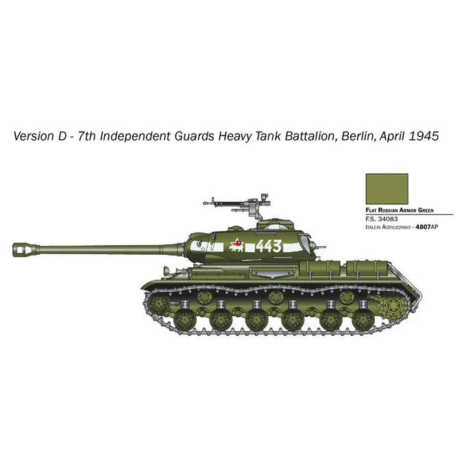 Italeri Model plastikowy Josif Stalin JS-2 1/56