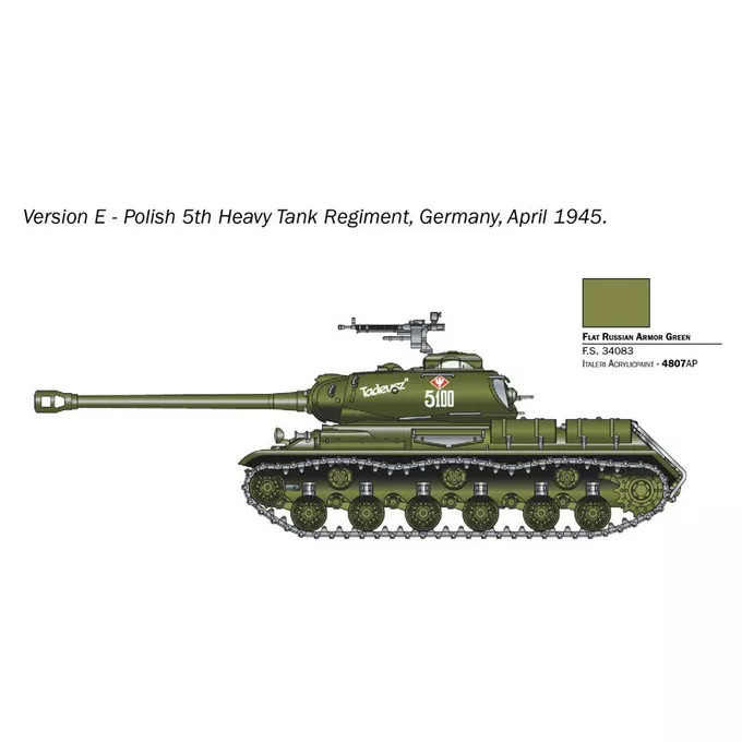 Italeri Model plastikowy Josif Stalin JS-2 1/56