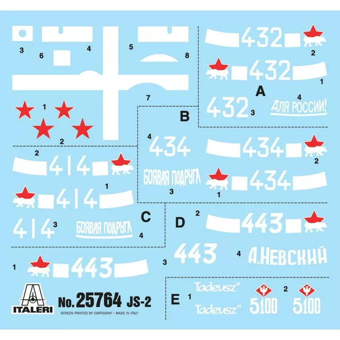 Italeri Model plastikowy Josif Stalin JS-2 1/56