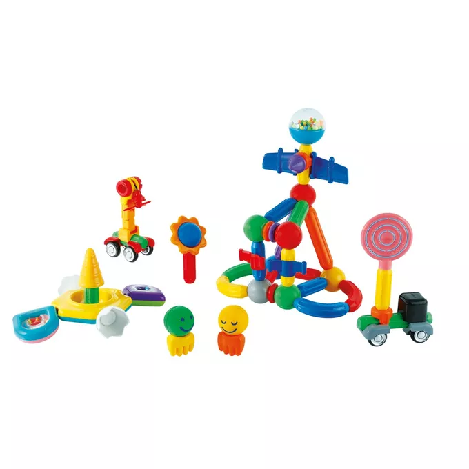 Magformers Klocki magnetyczne Stick-o Zestaw konstrukcyjny 60 elementów
