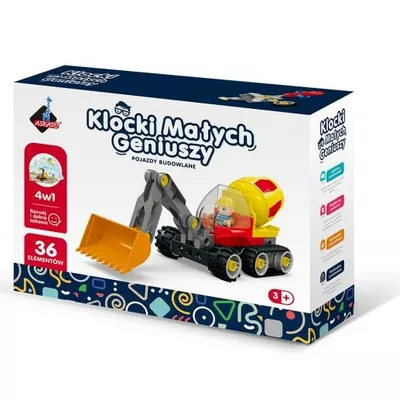 ASKATO Klocki konstrukcyjne 4w1 36 elementów