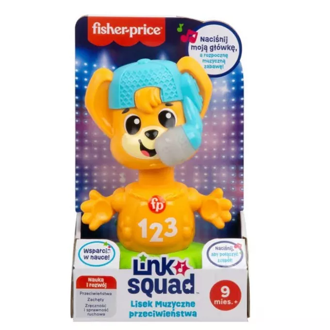 Fisher Price Zabawka muzyczna Link Squad Lisek Muzyczne przeciwieństwa