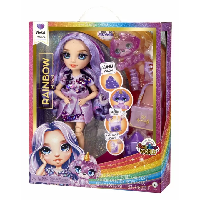 Mga Lalka Classic Rainbow Fashion Violet Purple