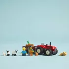 LEGO Klocki City 60461 Czerwony traktor z przyczepą i owcą