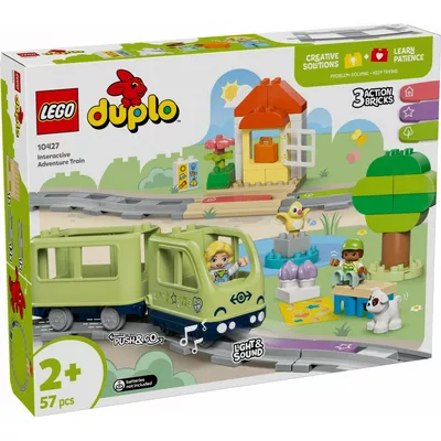 LEGO Klocki DUPLO 10427 Przygoda z interaktywnym pociągiem