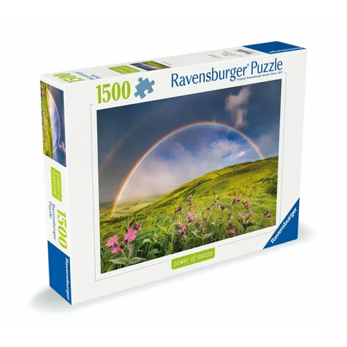 Ravensburger Polska Puzzle 1500 elementów Tęcza nad łąka