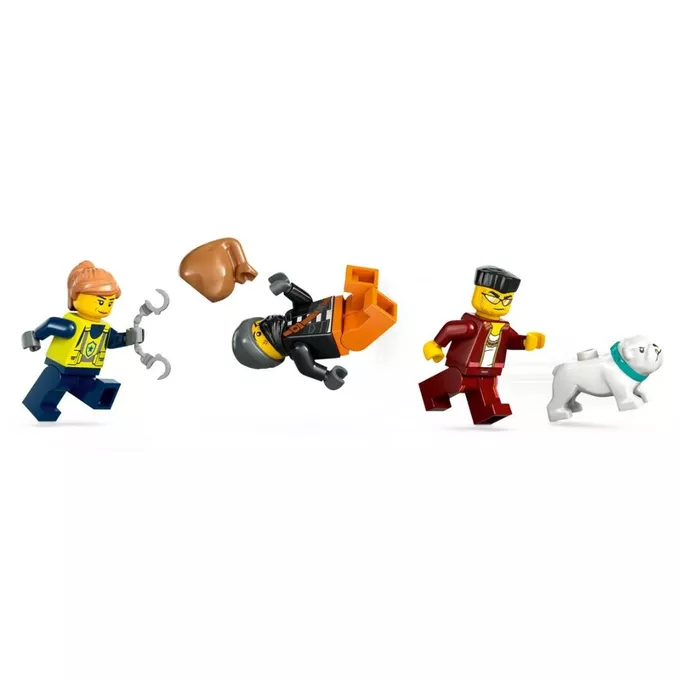 LEGO Klocki City 60417 Policyjna motorówka i kryjówka złodziejaszków