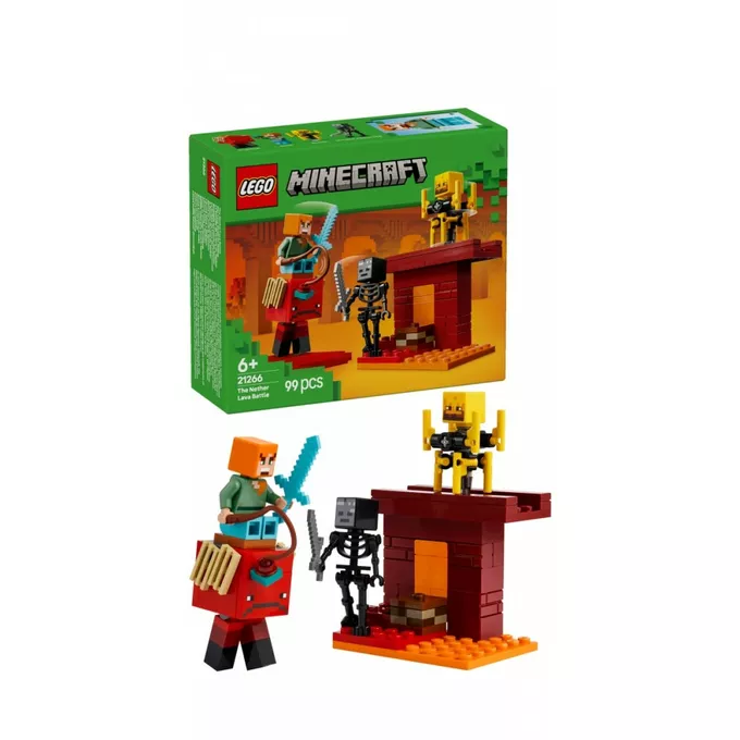 LEGO Klocki Minecraft 21266 Bitwa na moście Netheru