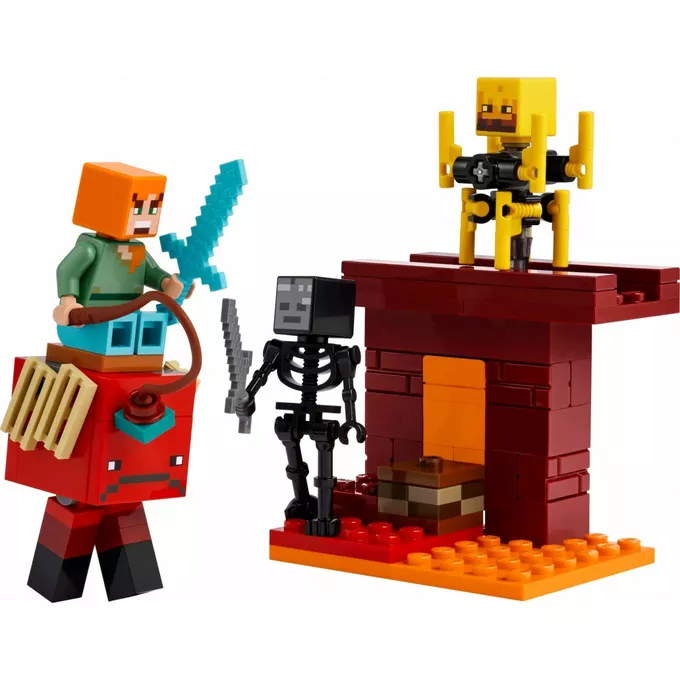 LEGO Klocki Minecraft 21266 Bitwa na moście Netheru