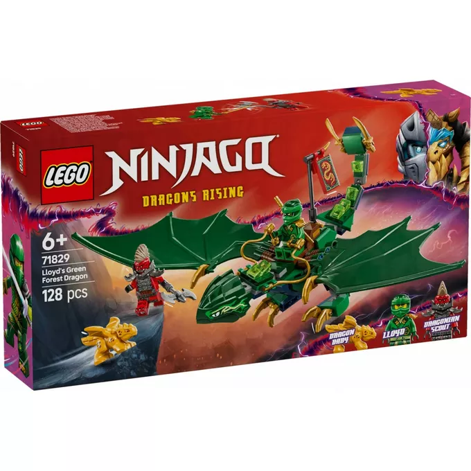 LEGO Klocki Ninjago 71829 Zielony leśny smok Lloyda