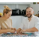 Trefl Puzzle 2x500 elementów Sztuka malowania Kotki