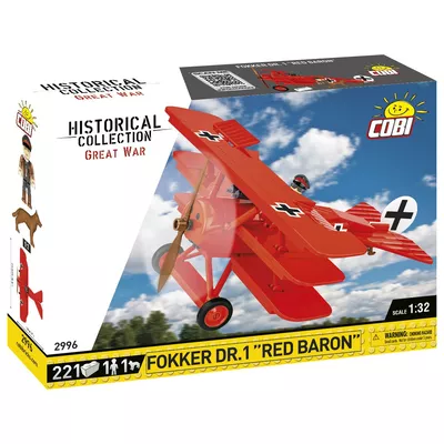Cobi Klocki Klocki Fokker DR.1 Czerwony Baron 221 klocków