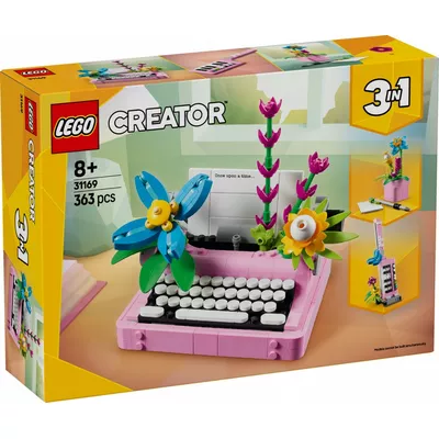 LEGO Klocki Creator 31169 Maszyna do pisania z kwiatami