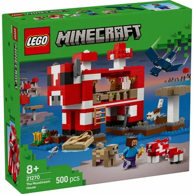 LEGO Klocki Minecraft 21270 Dom grzybowej krowy