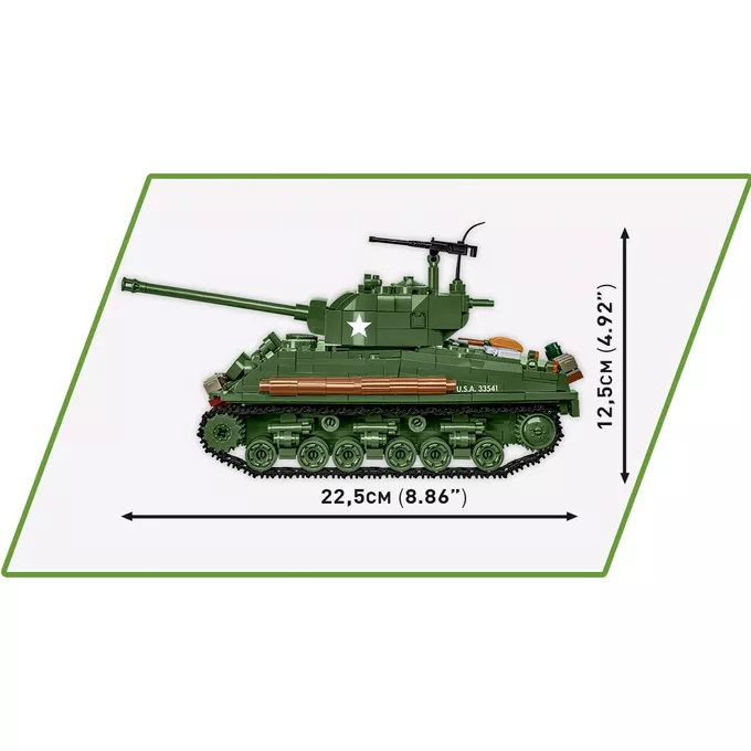 Cobi Klocki Klocki Sherman M4A2E8 865 klocków