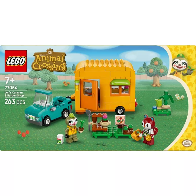 LEGO Klocki Animal Crossing 77054 Leif i jego karawan oraz sklep ogrodniczy